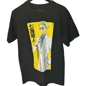 Jujutsu Kaisen Anime Graphic T-Shirt Black Crunchyroll Men’s Medium